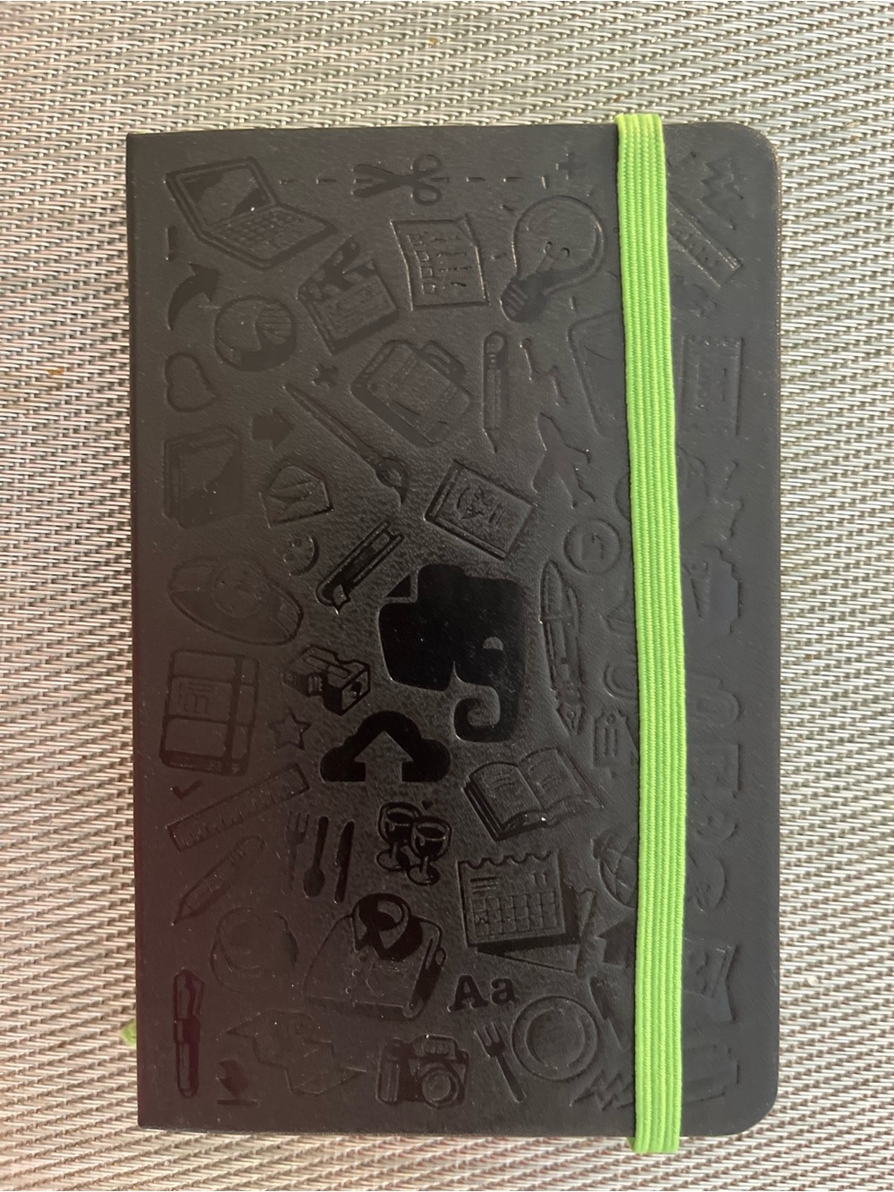 Moleskine EverNote Black Hard Cover Lined Notebook Pocket Size